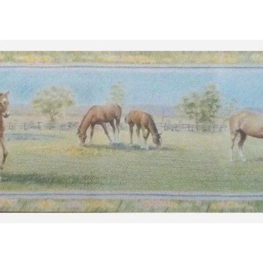 The Prairie Pony Horse Wallpaper Border Imperial 2 Pack Wall Border Horses